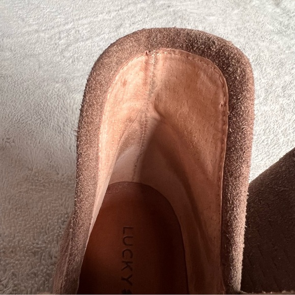 Lucky Brand Baley Perforated Leather Ankle Boot Bootie Light Brown Sz 9 - Picture 14 of 16